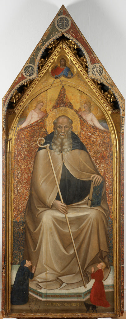 Saint Antoine, abbé intronisé - Spinello Aretino