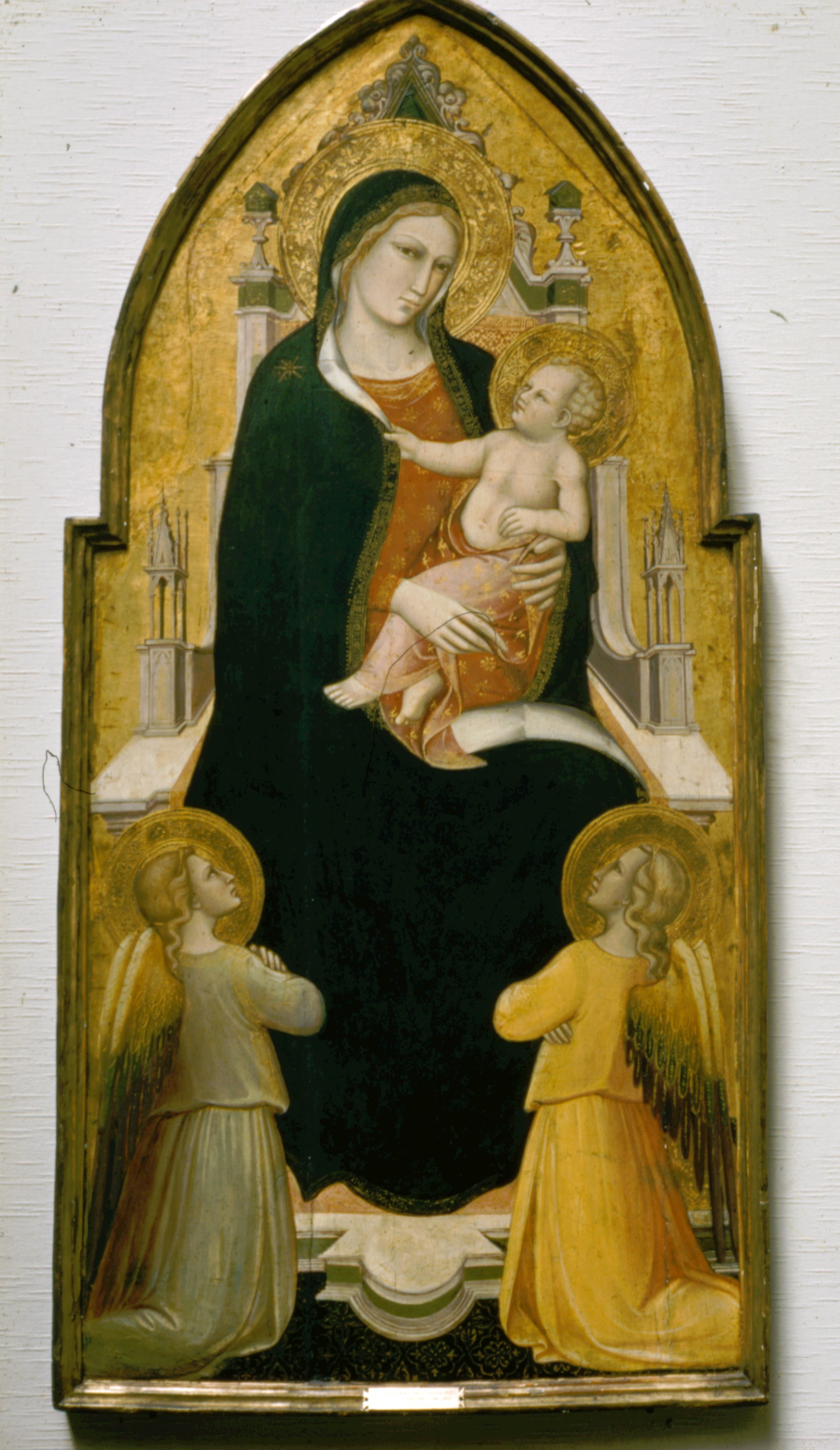 La Vierge à l'Enfant trônant avec des anges - Spinello Aretino