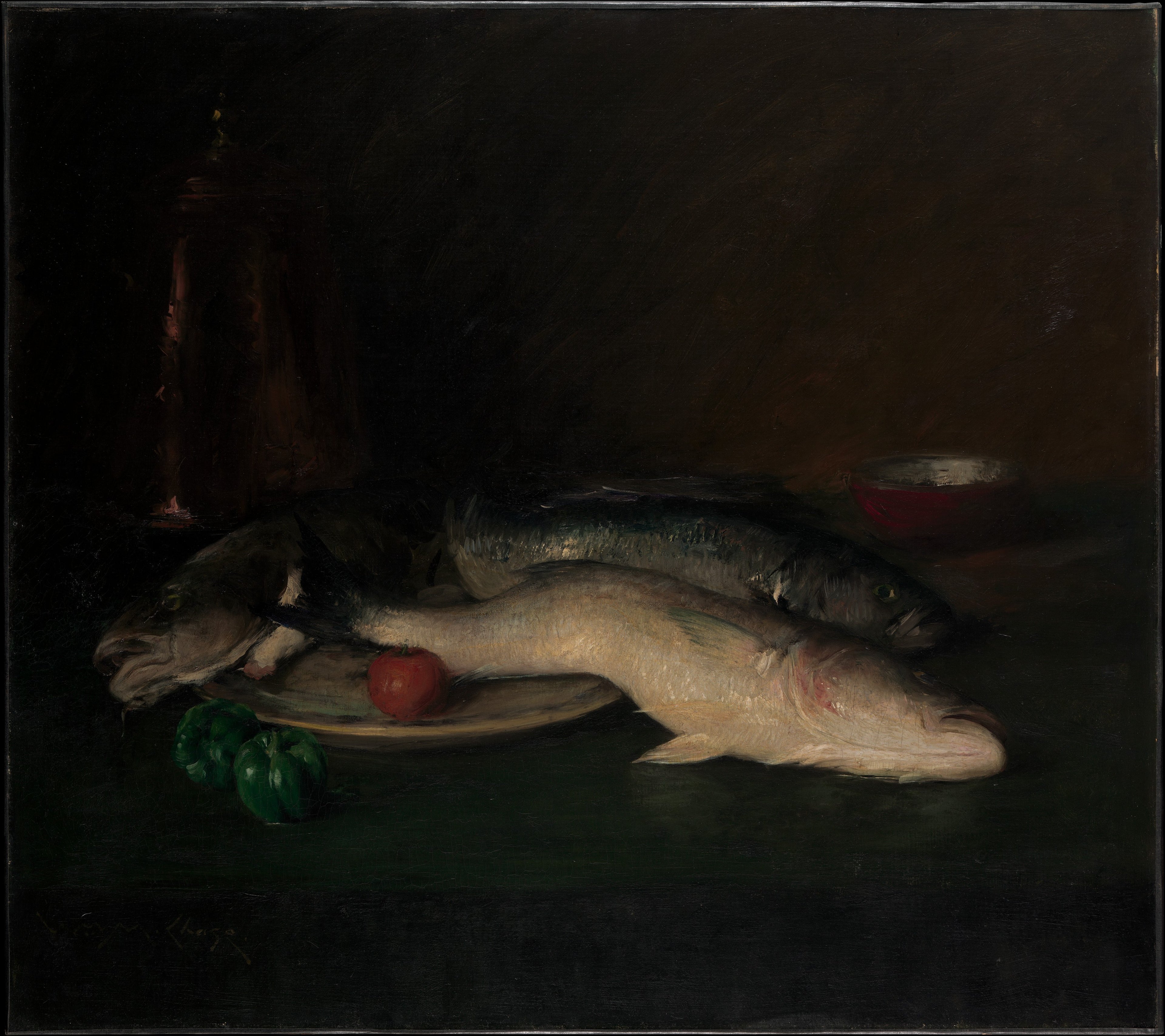 Nature morte : Poisson - William Merritt Chase