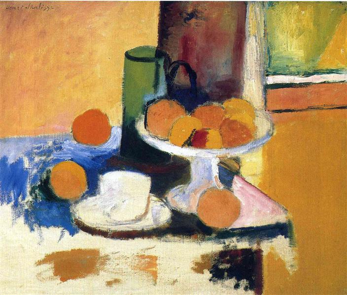 Reproduction du tableau « Nature morte aux oranges - II - Henri Matisse » par Alpha Reproduction en peinture à l’huile