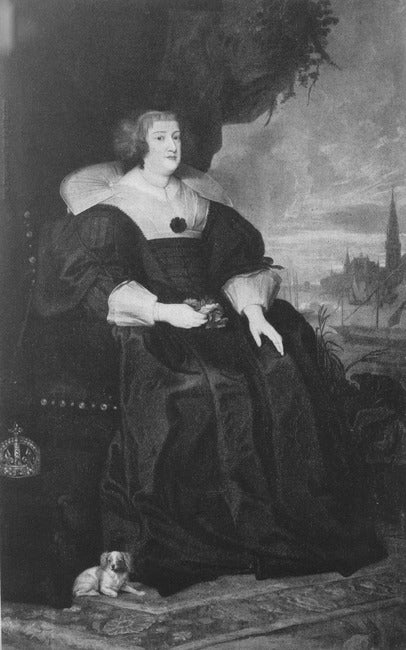 Portrait de Marie de Médicis - Antoine van Dyck