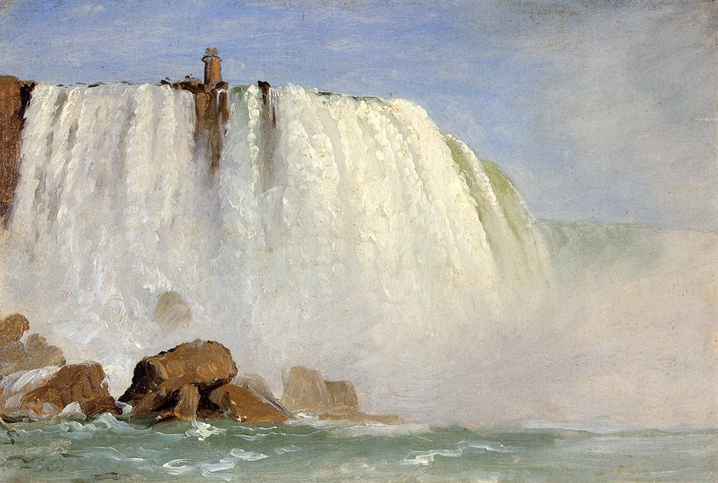 Étude pour « Sous Niagara » - Frederic Edwin Church
