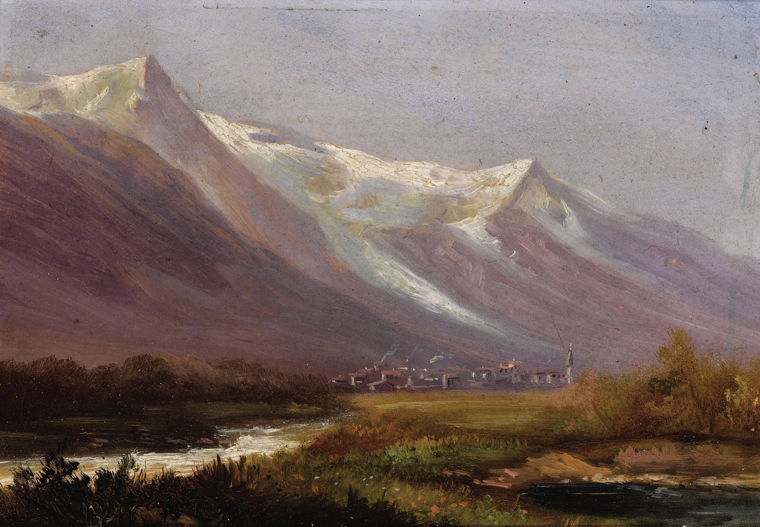 Étude des montagnes - Albert Bierstadt