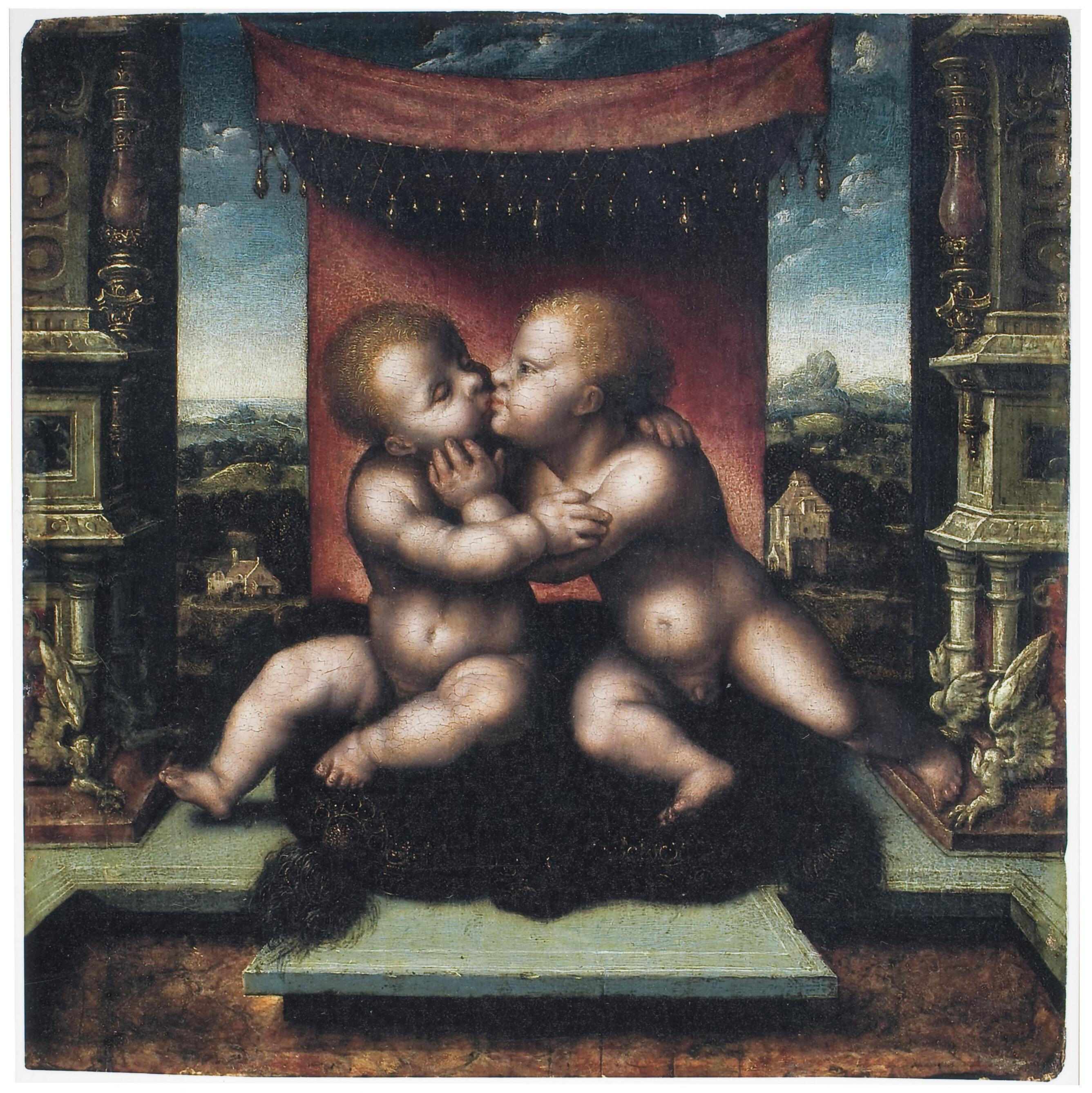 Jésus-Christ et Jean-Baptiste enfants, deuxième quart du XVIe siècle - Joos van Cleve