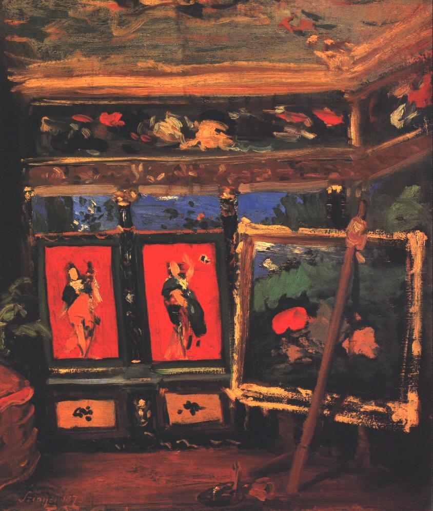 L’Atelier de l’artiste, Pál Szinyei Merse, 1873