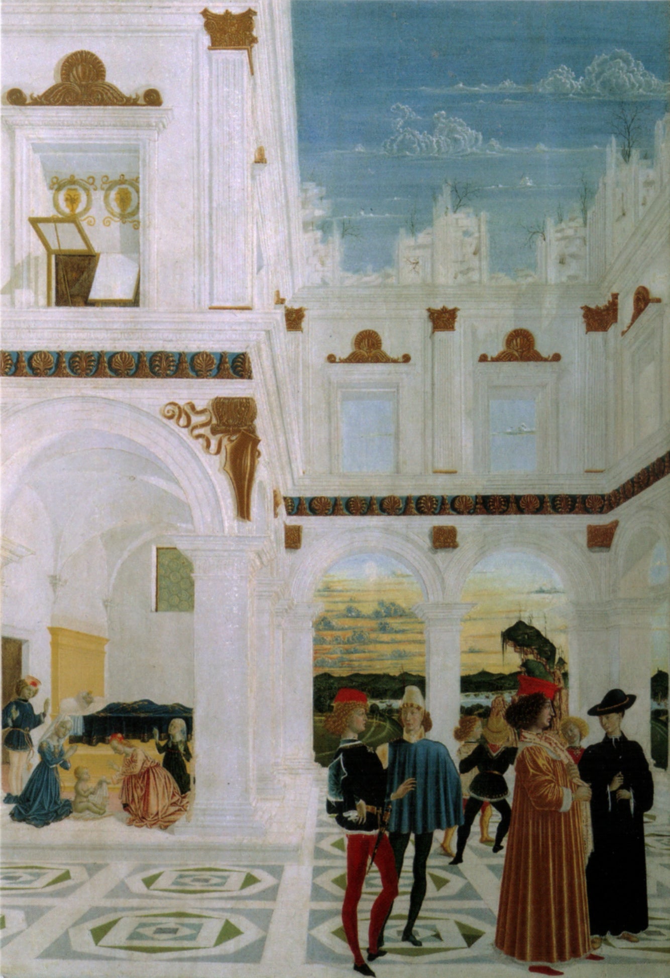 Le Miracle de l'enfant mort-né - Pietro Perugino