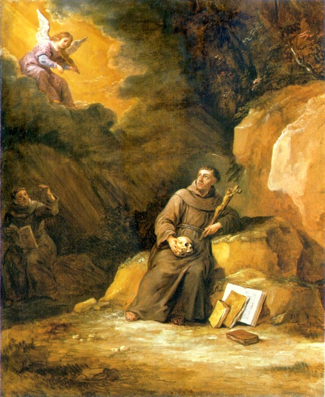 L'Extase de Saint-François. - David Teniers le Jeune