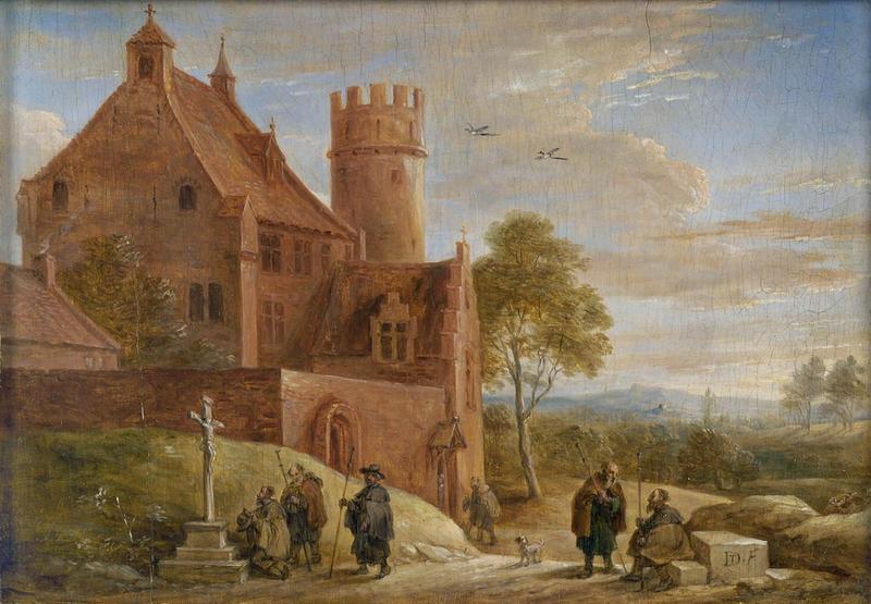 Les pèlerins - David Teniers le Jeune