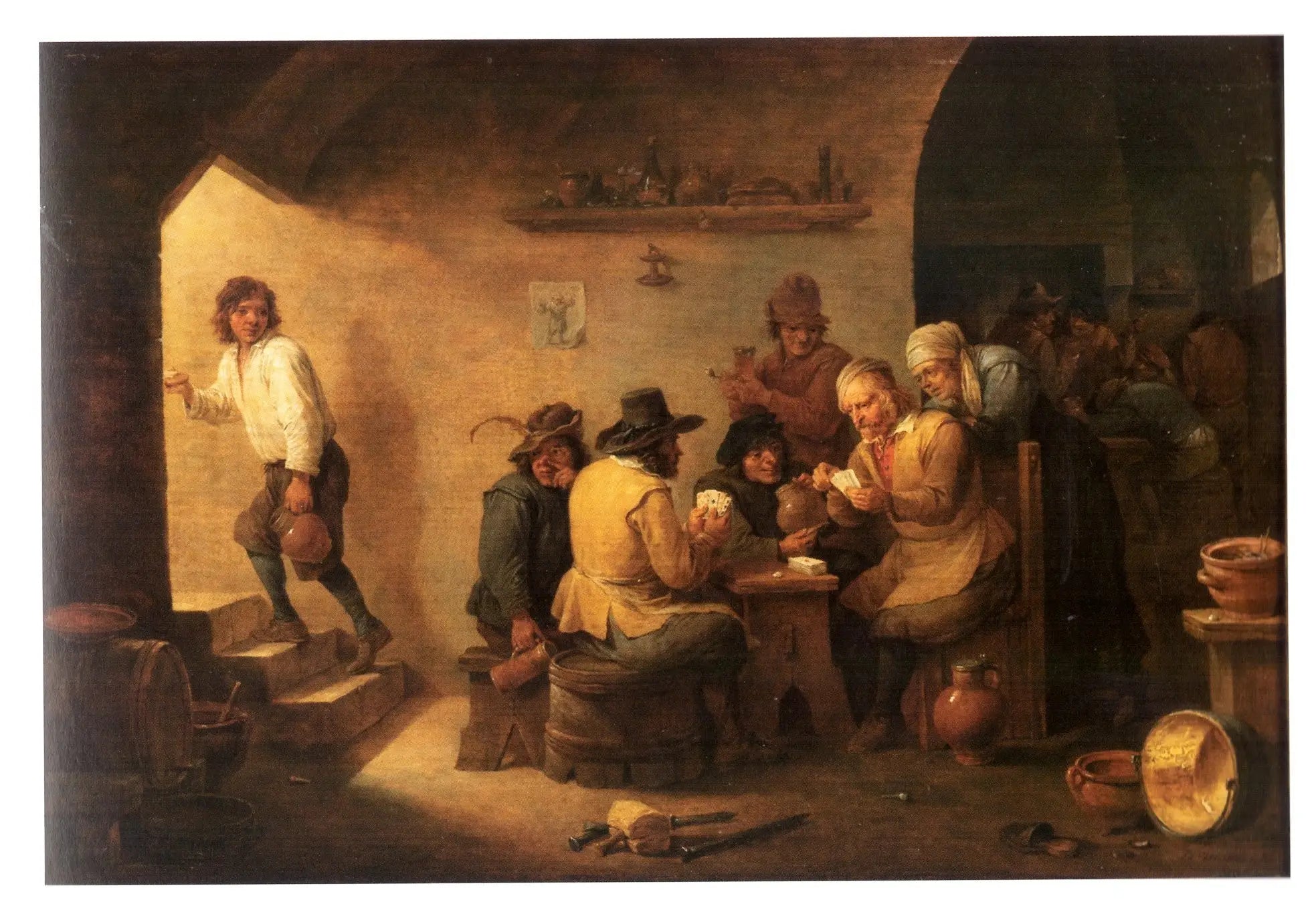 Intérieur de cabaret - David Teniers le Jeune - Alpha Reproduction
