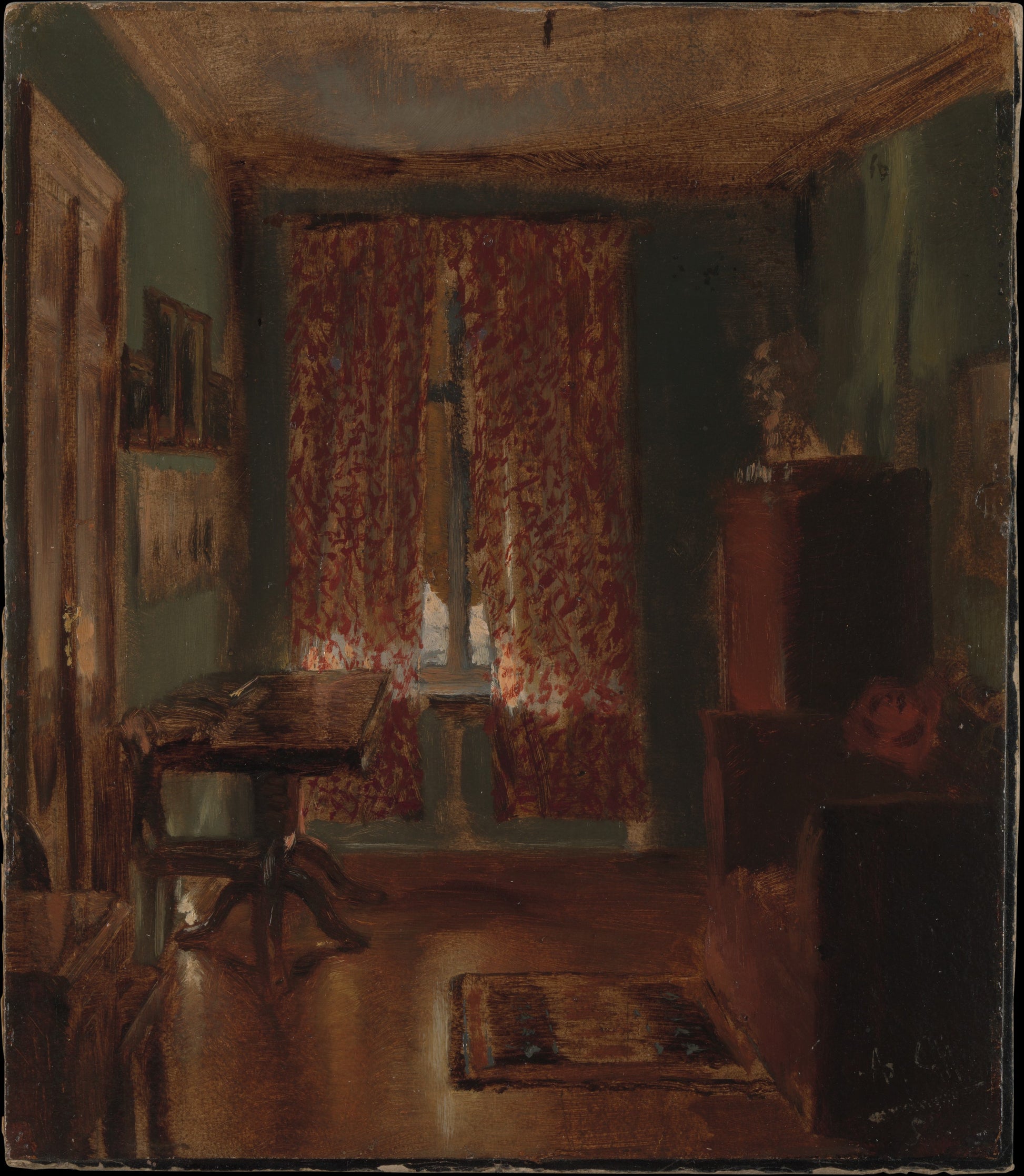 Le salon de l'artiste dans la Ritterstrasse - Adolph von Menzel