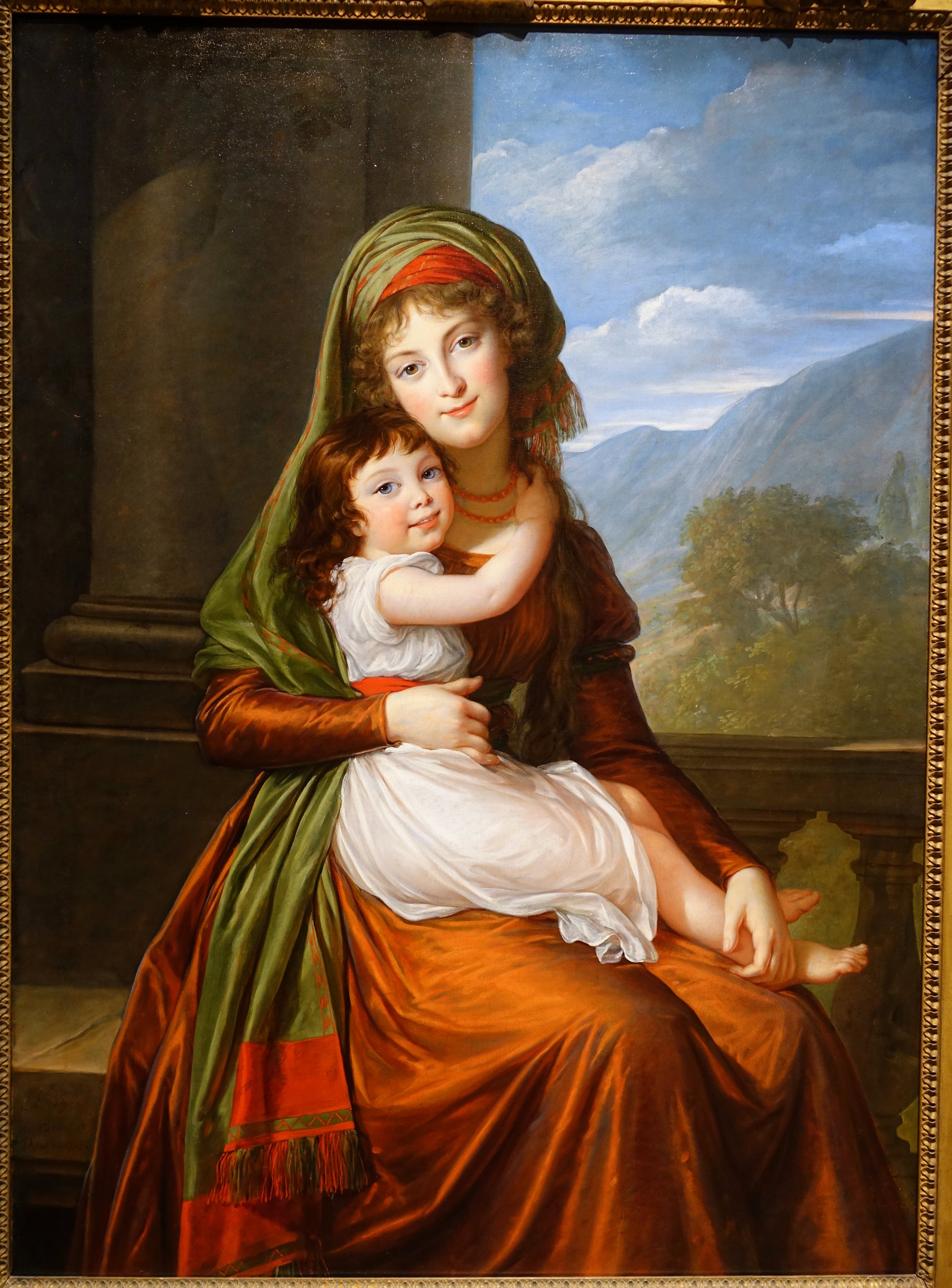 La comtesse von Schoenfeld avec sa fille - Élisabeth Vigée Le Brun