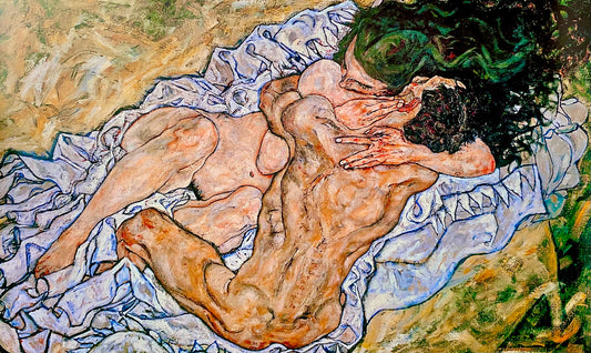 💞 החיבוק (זוג אוהב II) – אגונ שילה (1917)