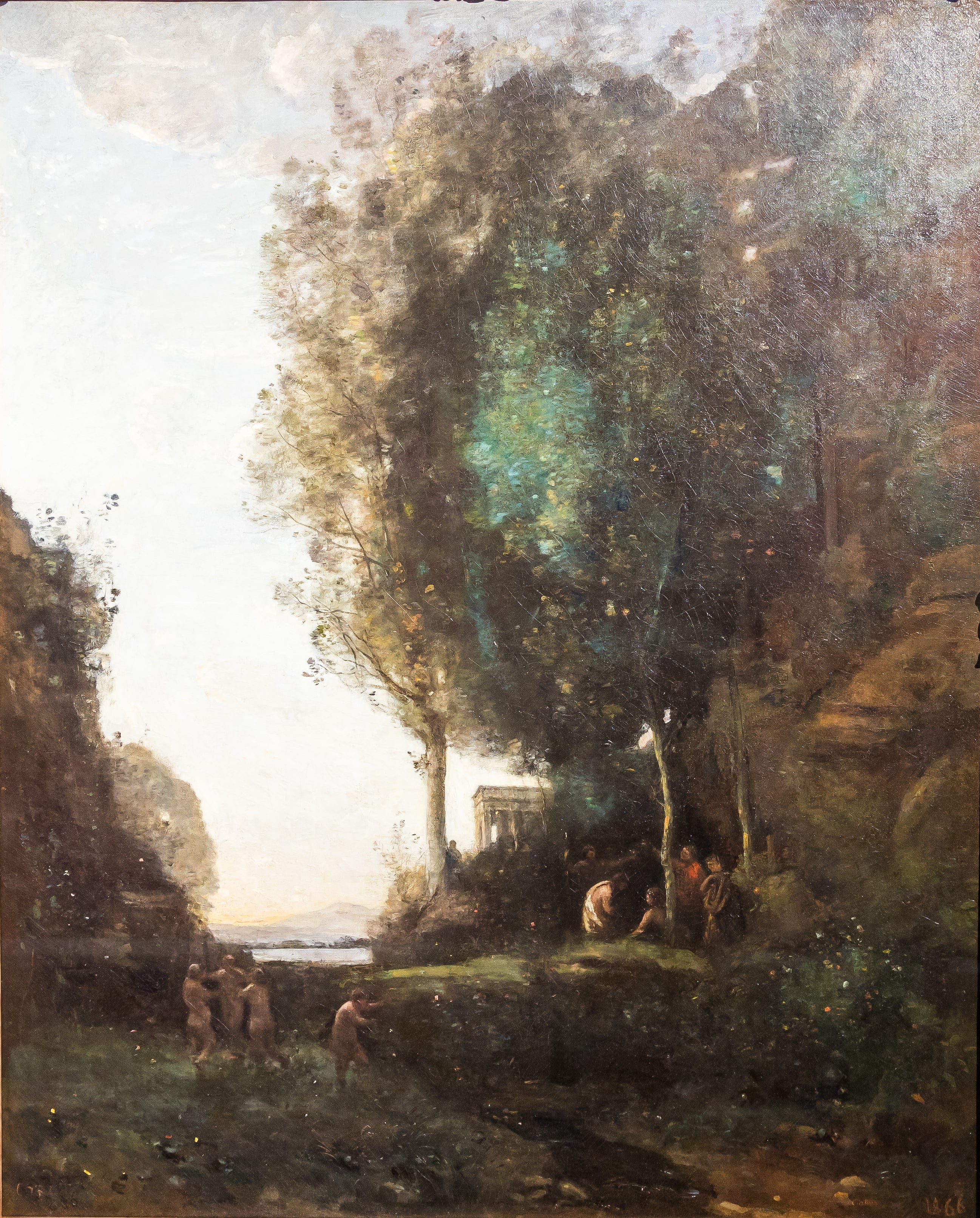 La fête de Bacchus (Le soir) - Jean-Baptiste Camille Corot