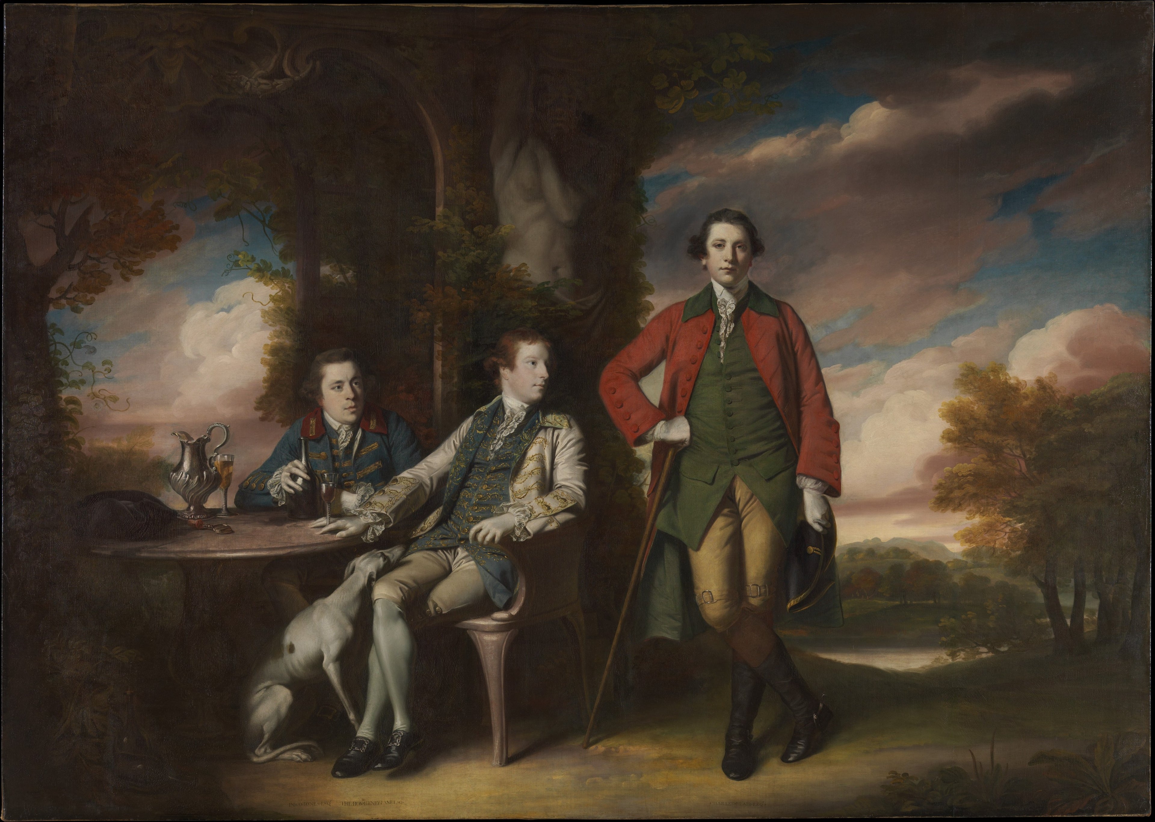 L'honorable Henry Fane (1739–1802) avec Inigo Jones et Charles Blair - Joshua Reynolds