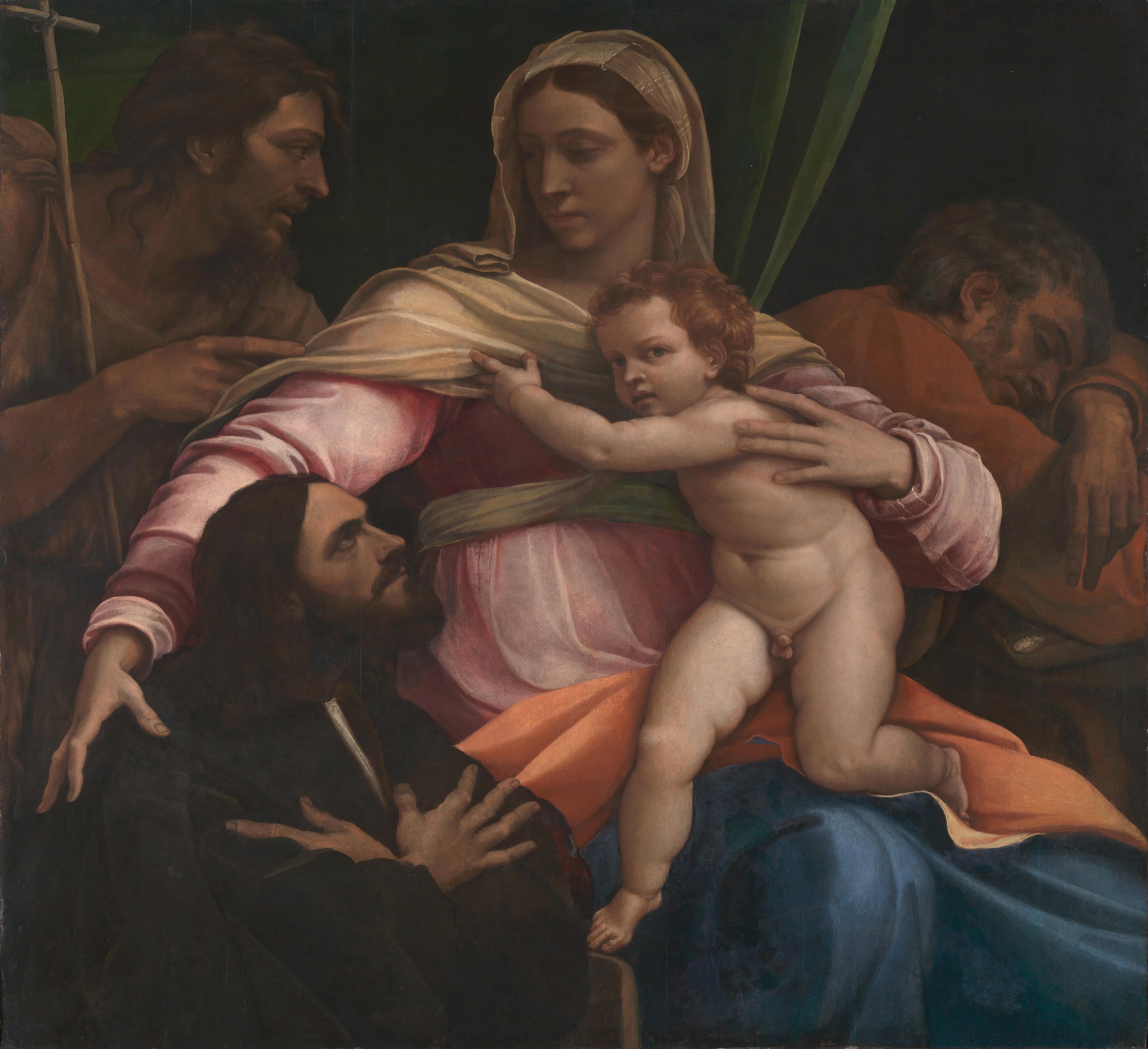 La Vierge à l'Enfant avec des saints et un donateur - Sebastiano del Piombo