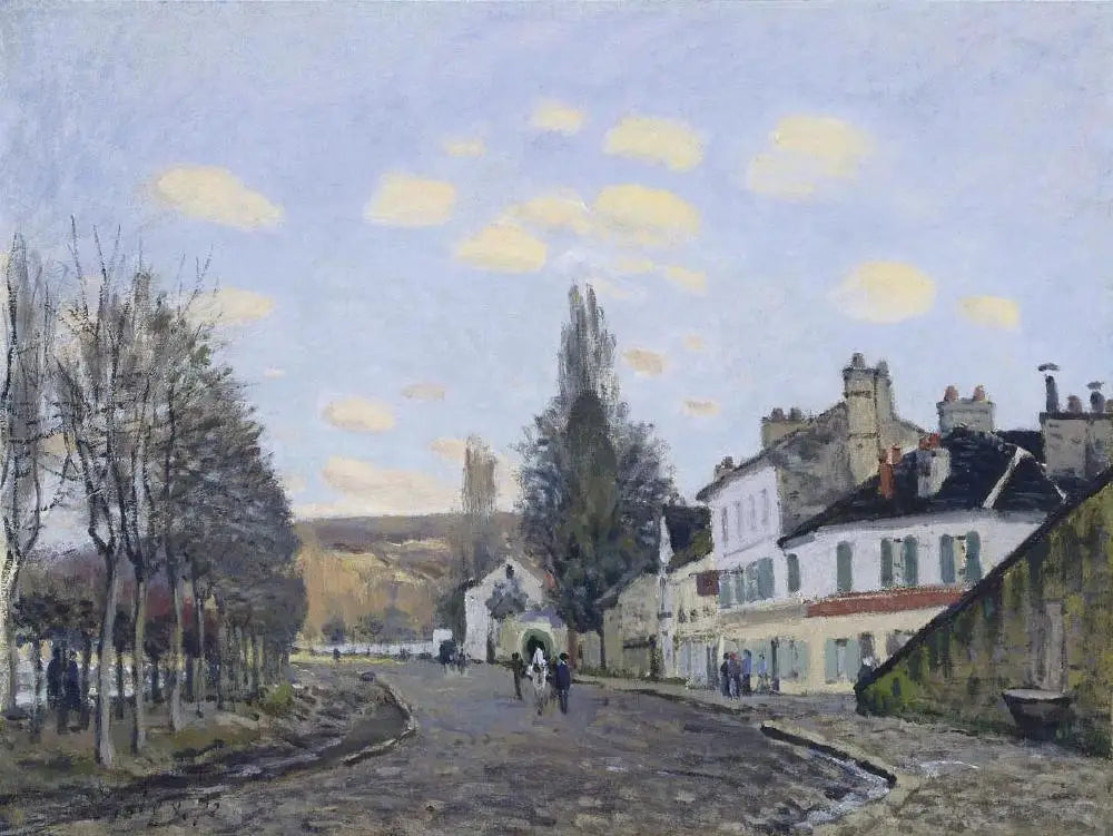 Reproduction du tableau « Route de Saint-Germain à Marly-le-Roi - Alfred Sisley » par Alpha Reproduction en peinture à l’huile