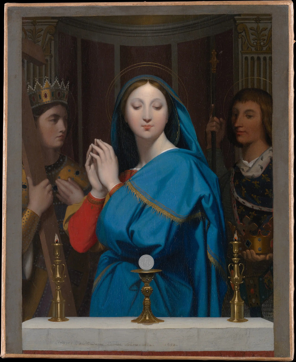 La Vierge adorant l’hostie - Jean-Auguste-Dominique Ingres - Alpha Reproduction