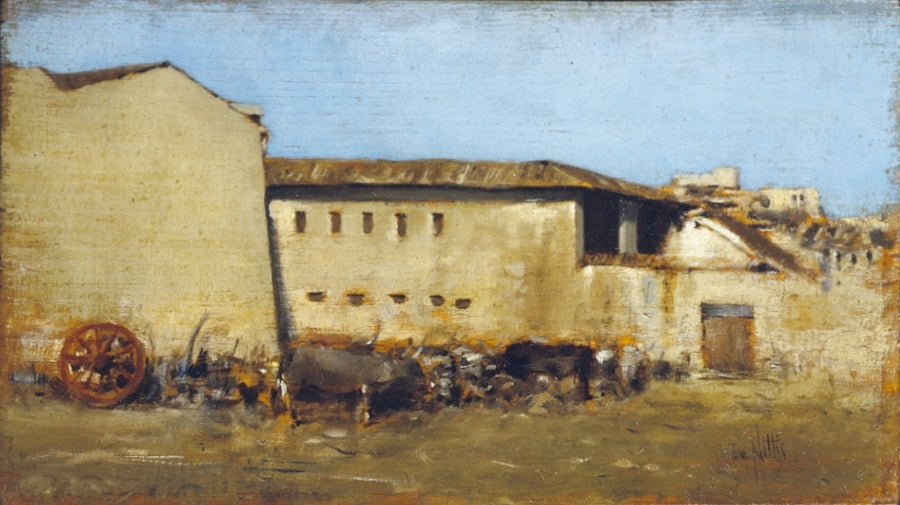 La ferme - Je - Giuseppe De Nittis - Alpha Reproduction