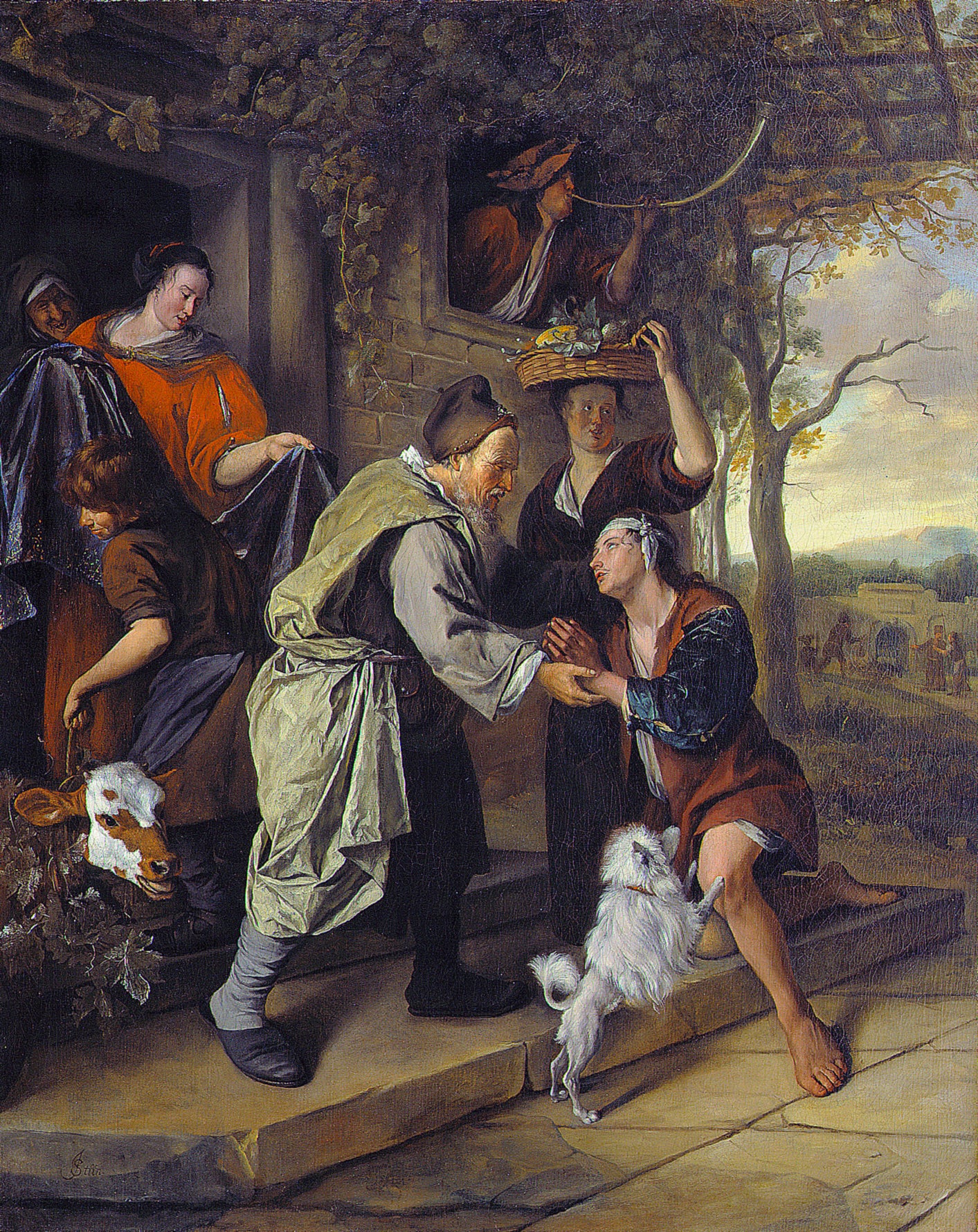 Le retour du fils prodigue - Jan Steen