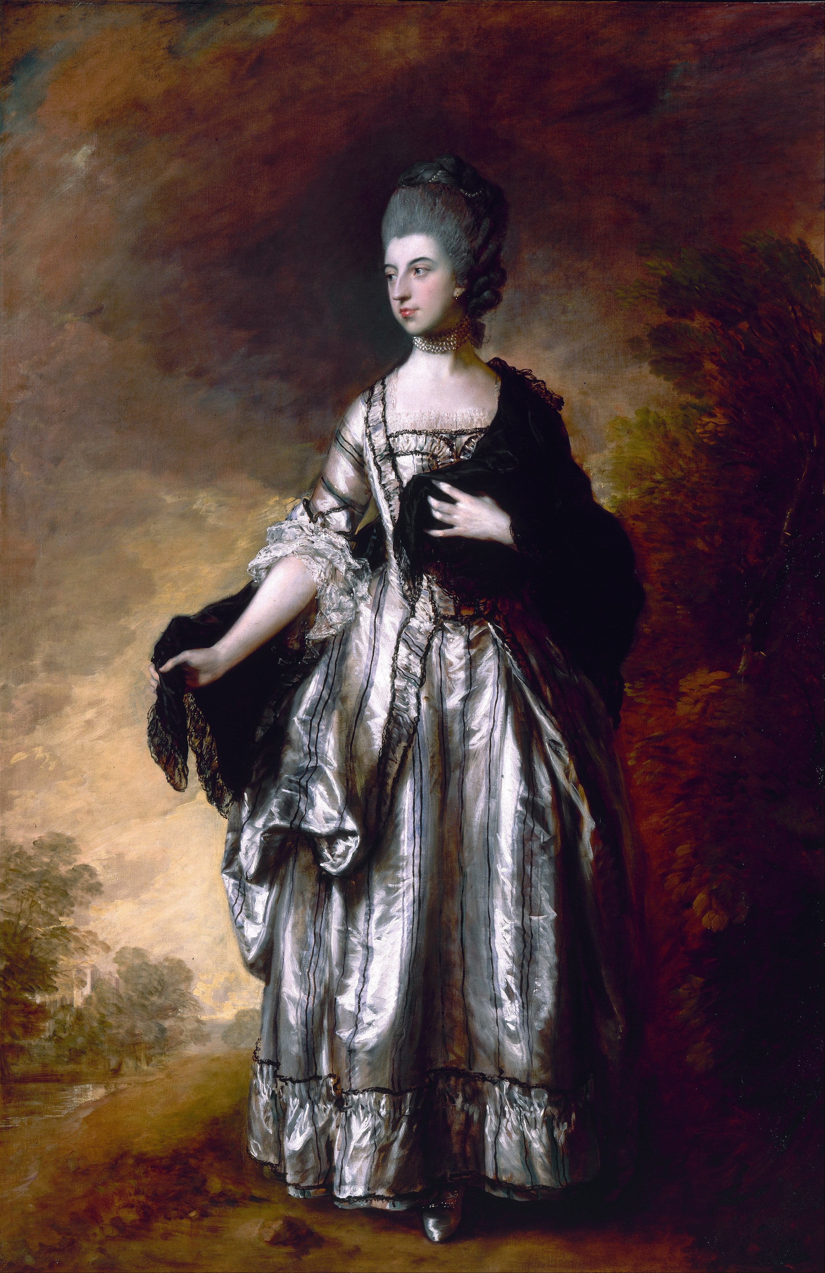 Isabelle, vicomtesse Molyneux, plus tard comtesse de Sefton - Thomas Gainsborough