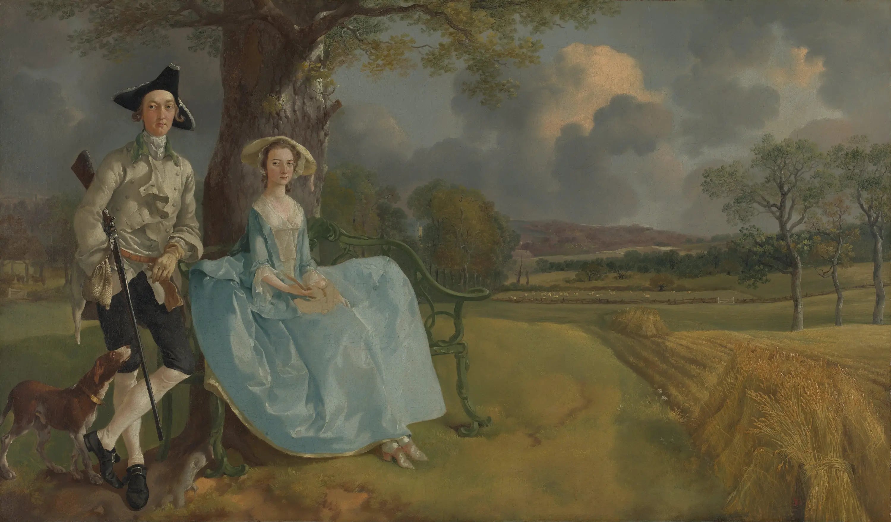 Les Époux Andrews - Thomas Gainsborough - Alpha Reproduction