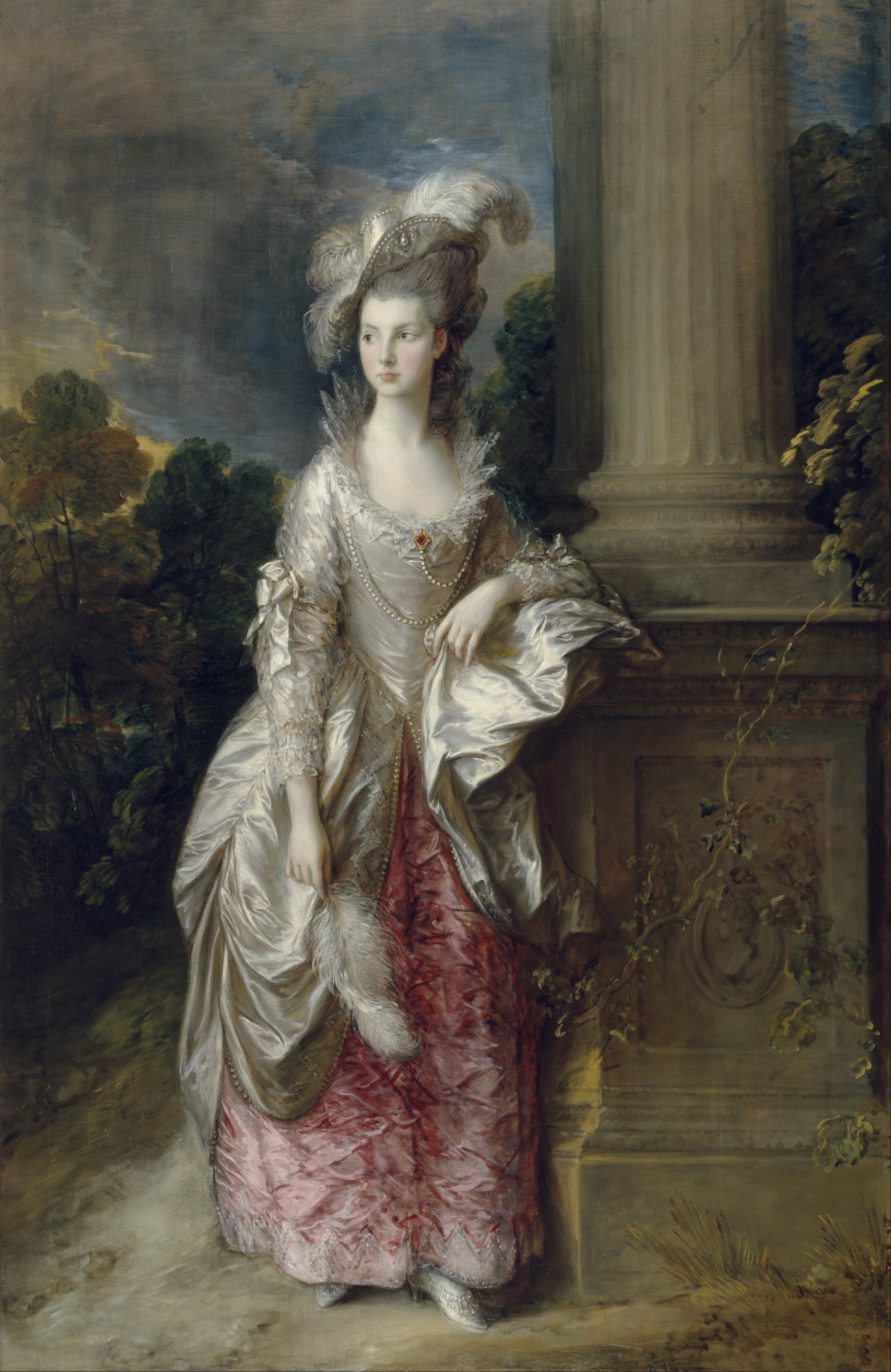 Portrait de Madame Mary Graham - Thomas Gainsborough