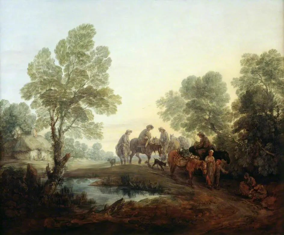 Aller au marché - Thomas Gainsborough - Alpha Reproduction