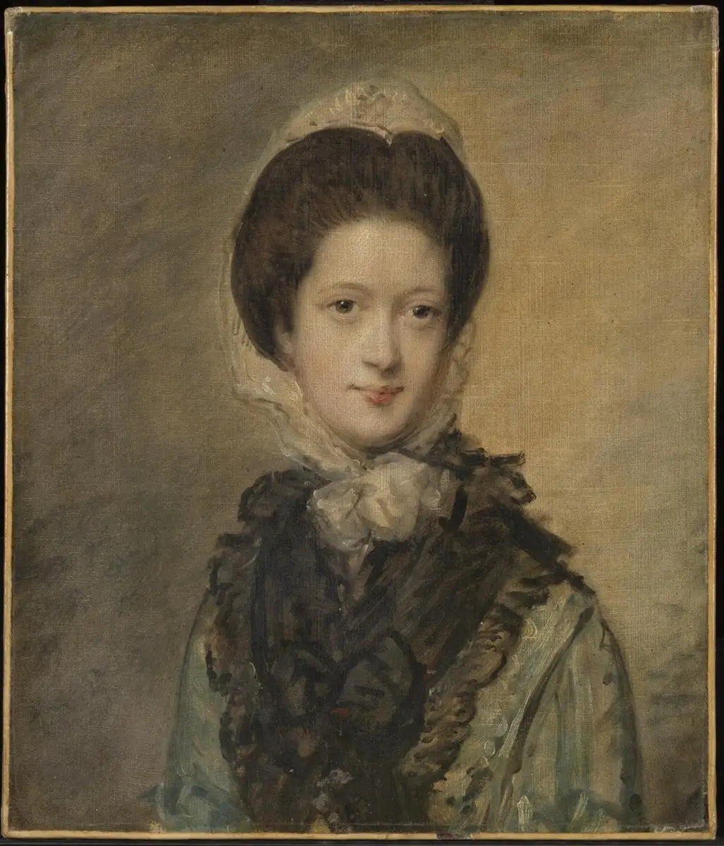 Mademoiselle Elizabeth Singleton - Thomas Gainsborough - Alpha Reproduction