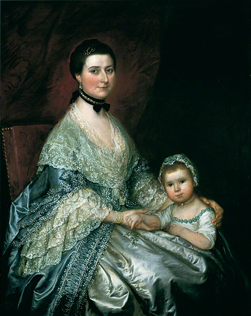 Mme Bedingfield et sa fille - Thomas Gainsborough
