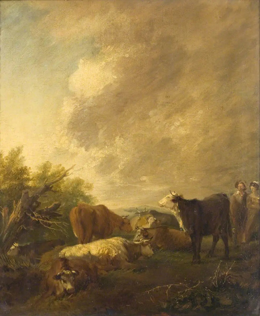 Paysage avec figures - Thomas Gainsborough - Alpha Reproduction