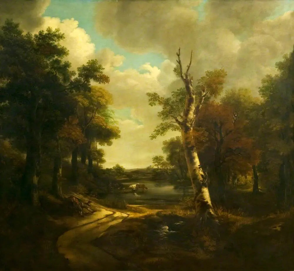 Vue du parc Drinkstone Stowmarket Suffolk - Thomas Gainsborough - Alpha Reproduction