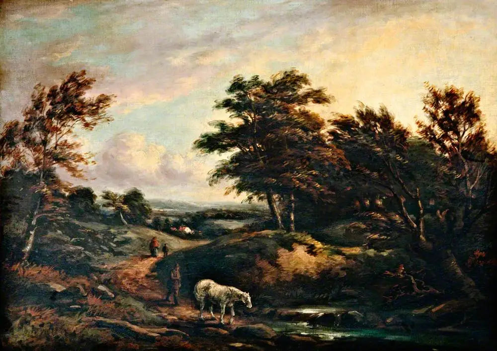 Le Cheval Blanc - Thomas Gainsborough - Alpha Reproduction