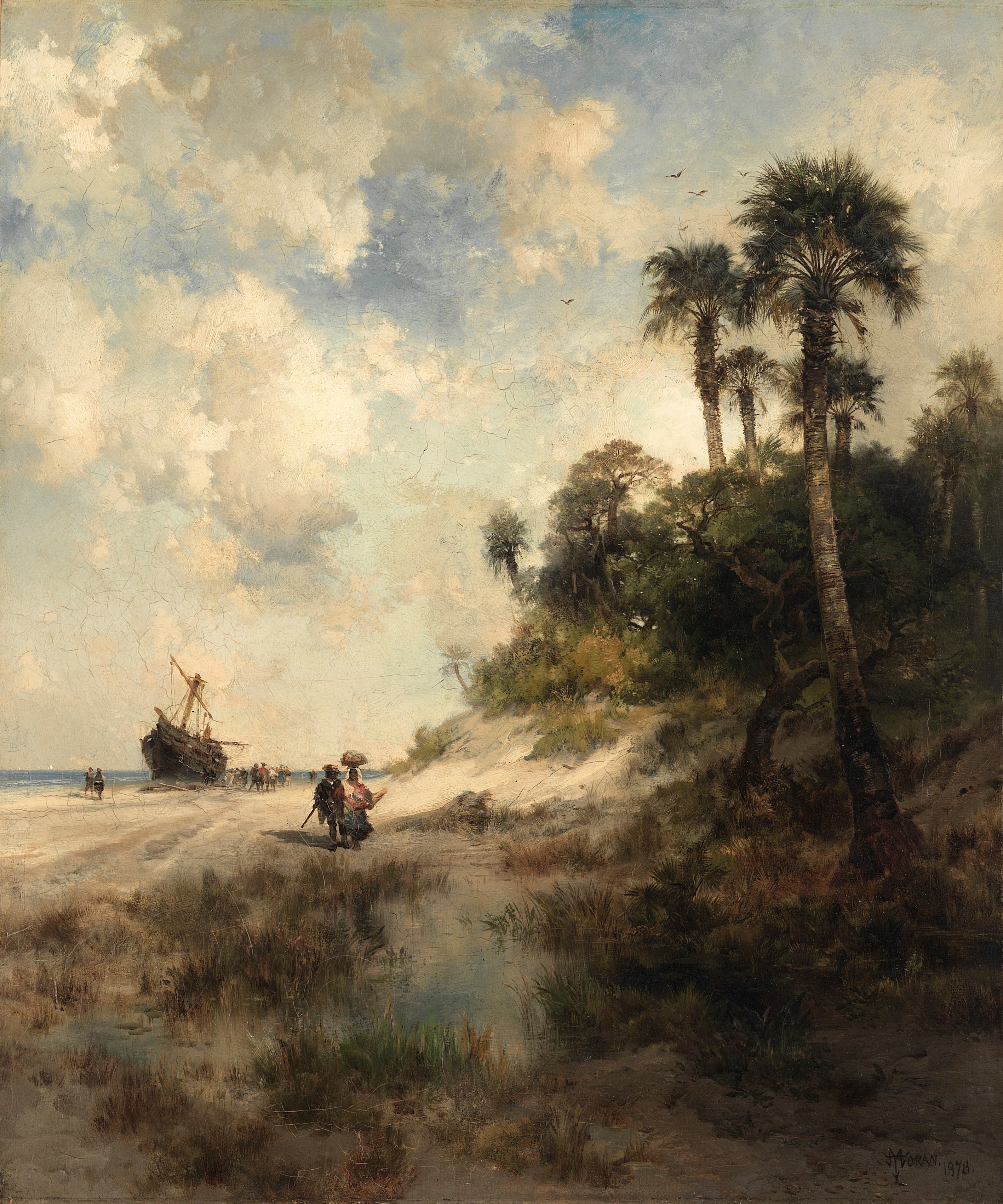 Île de Fort George, Floride - Thomas Moran