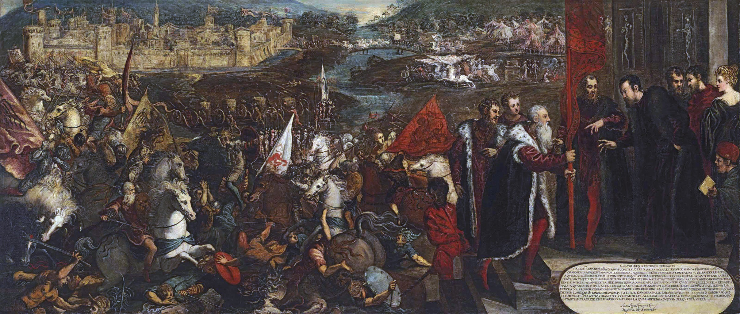 Le Siège d’Asola - Jacopo Tintoretto - Alpha Reproduction