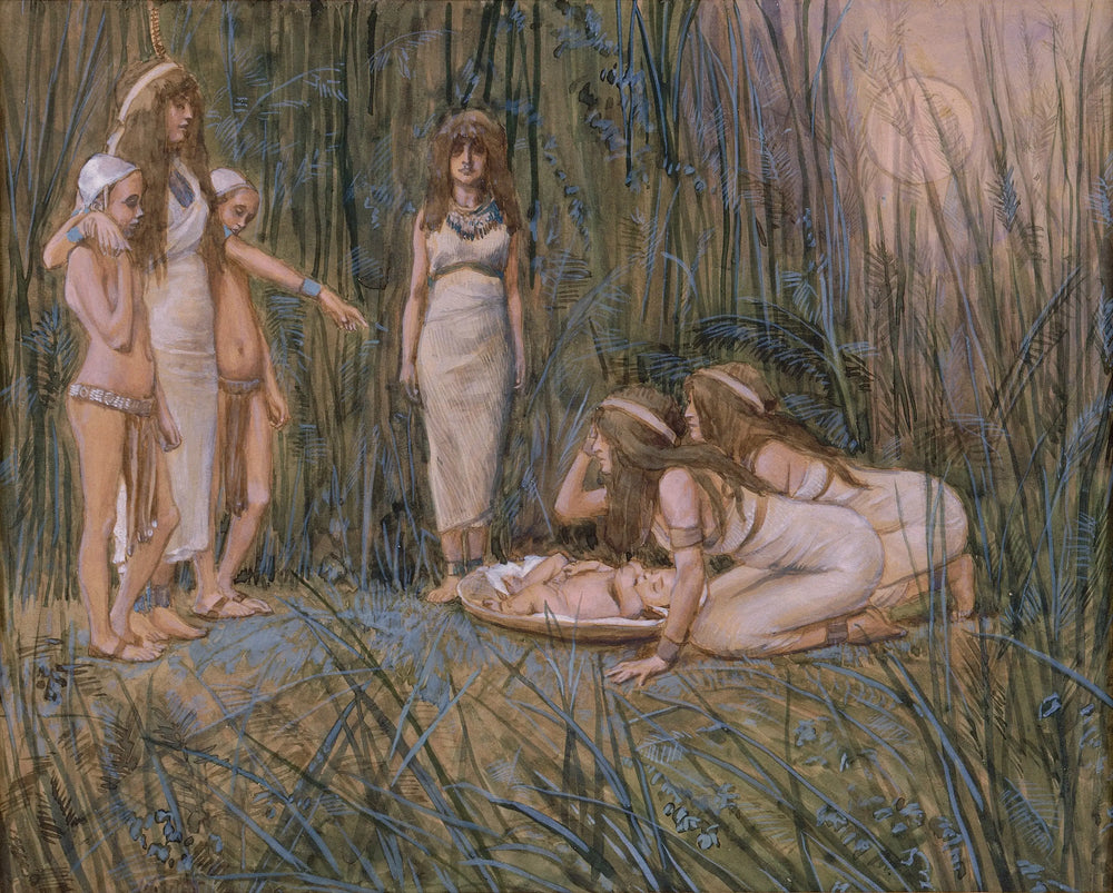 La fille du Pharaon reçoit la mère de Moïse - James Tissot - Alpha Reproduction
