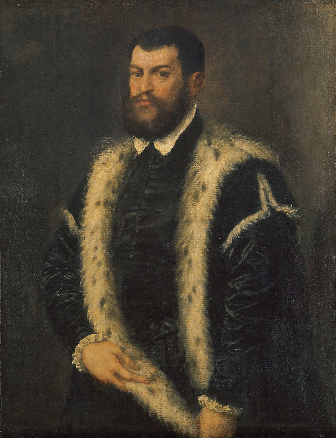 Homme au manteau d'hermine - Titian