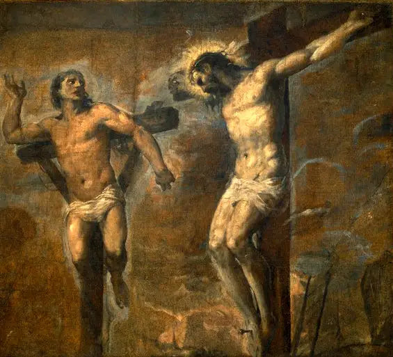 Le Christ et le bon larron - Titian - Alpha Reproduction