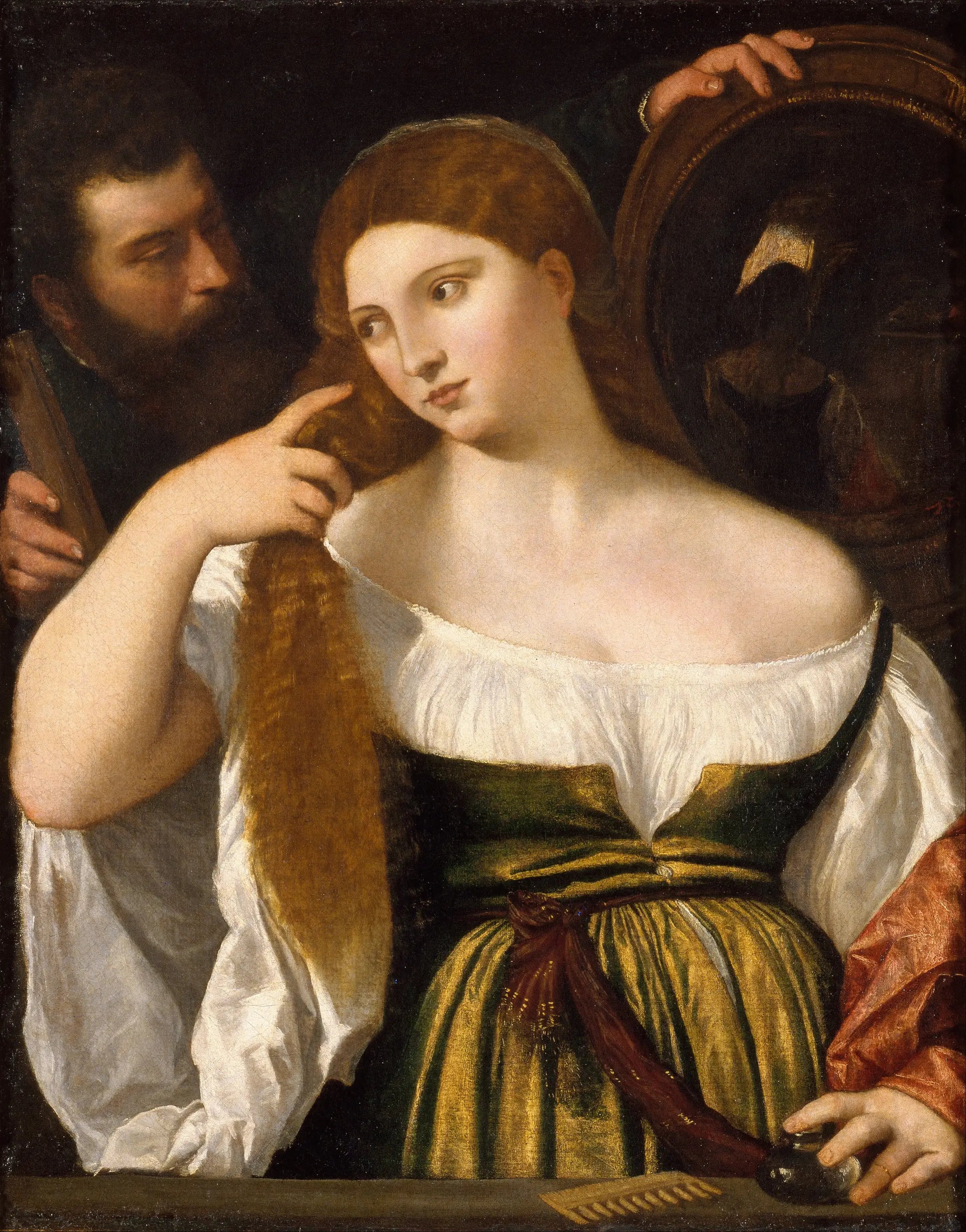Fille devant le miroir - Titian - Alpha Reproduction