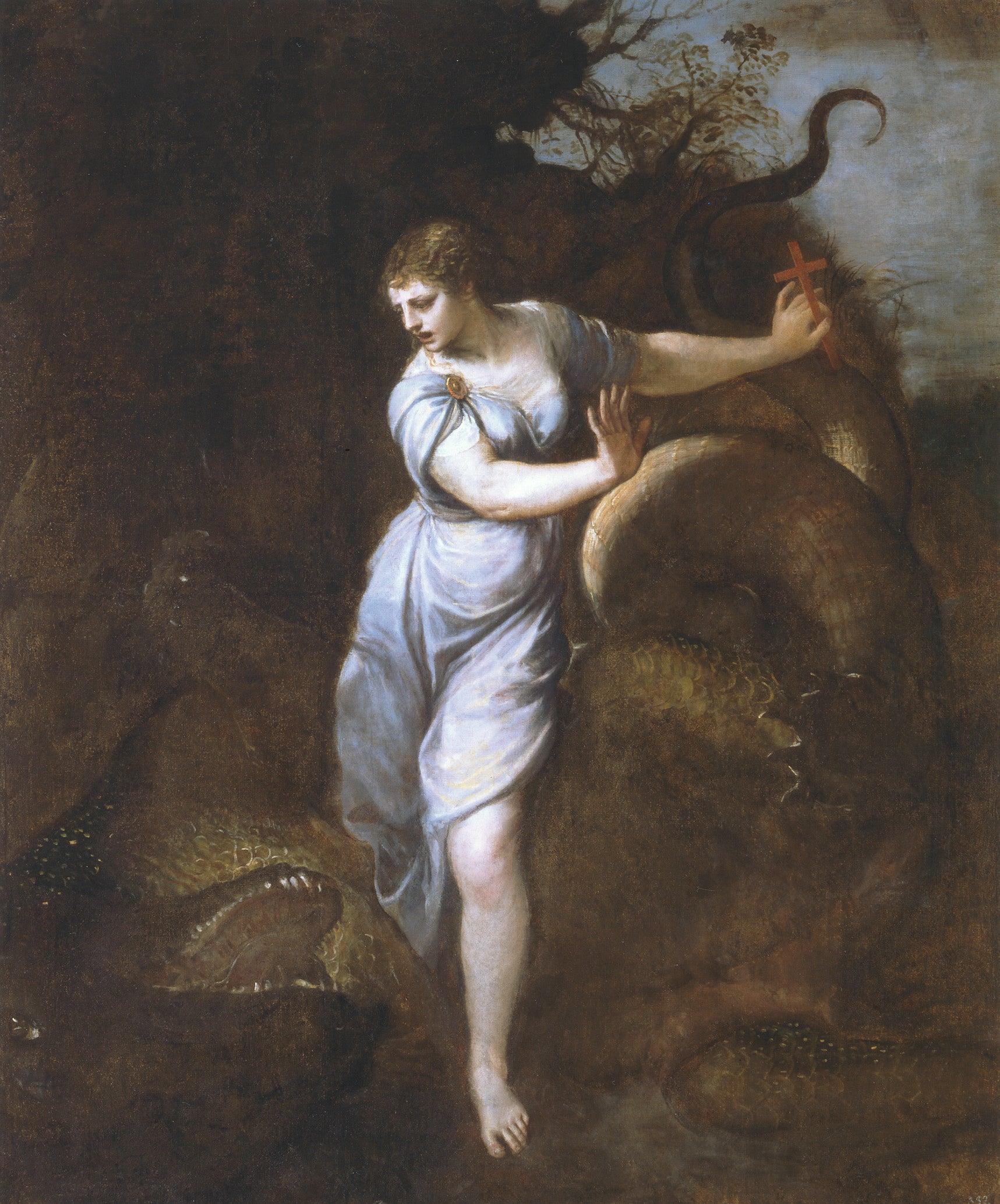 Sainte Marguerite et le Dragon - Titian