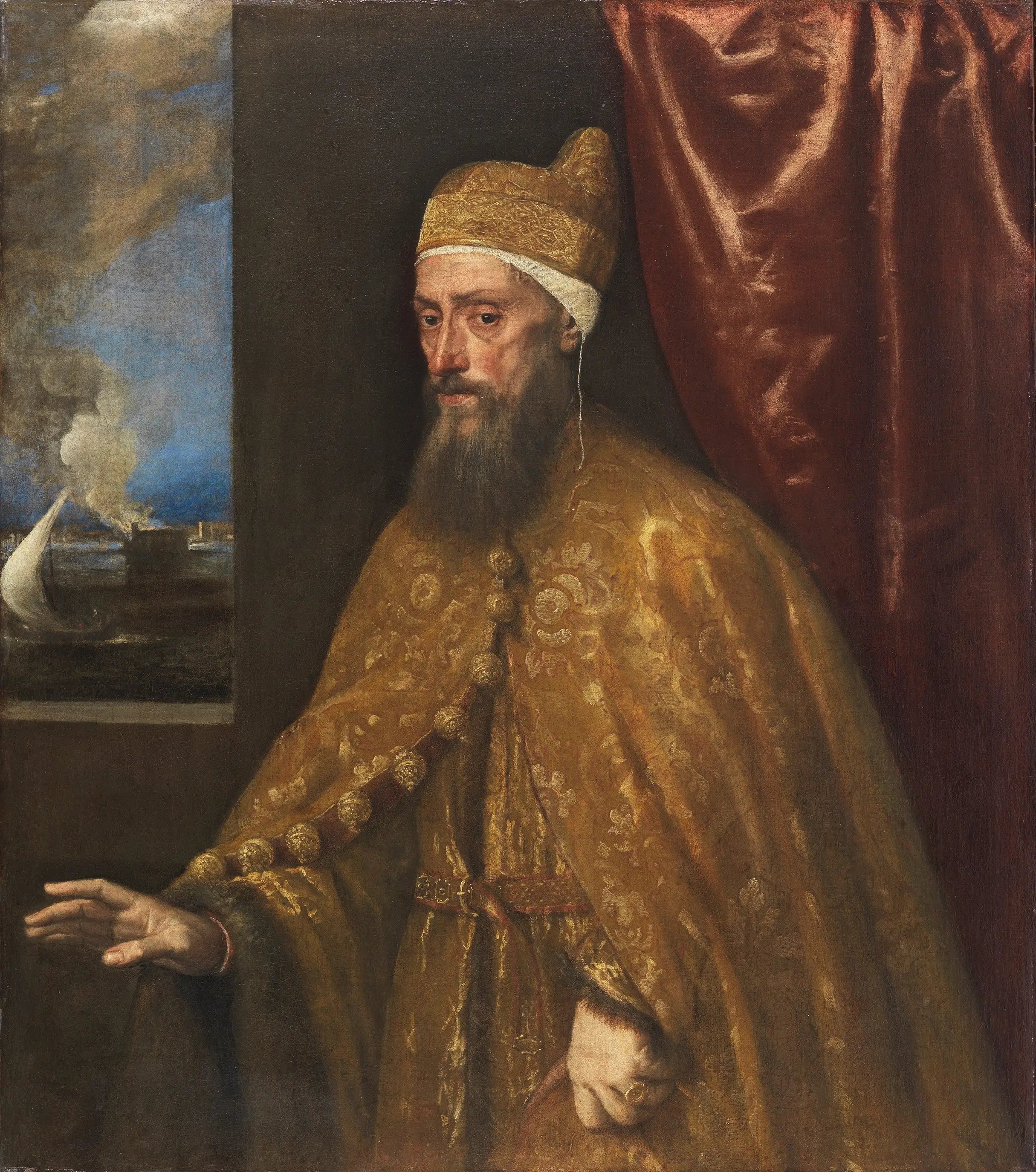 Portrait du doge Francesco Venier - Titian - Alpha Reproduction
