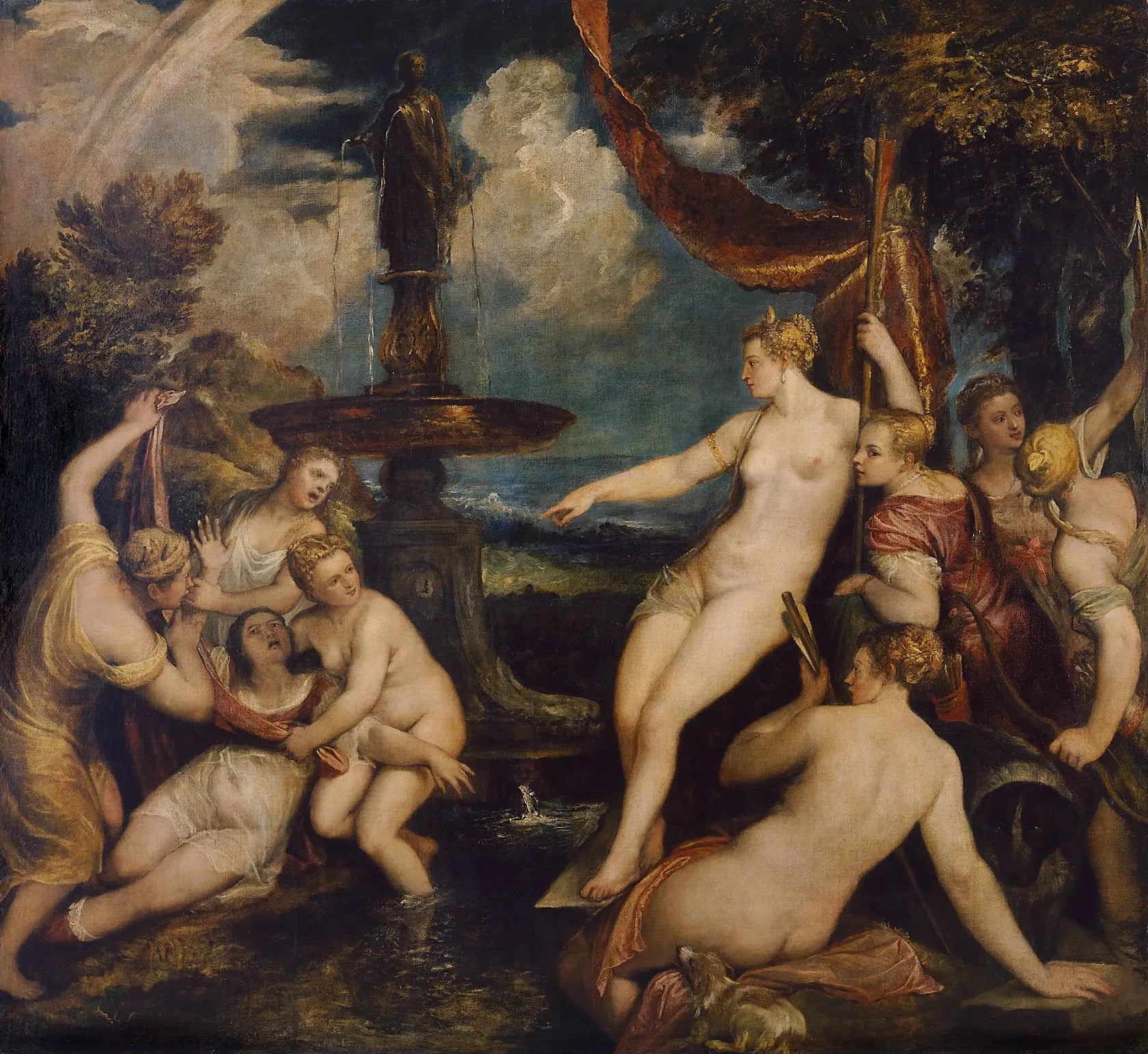 Diane et Callisto - Titian - Alpha Reproduction