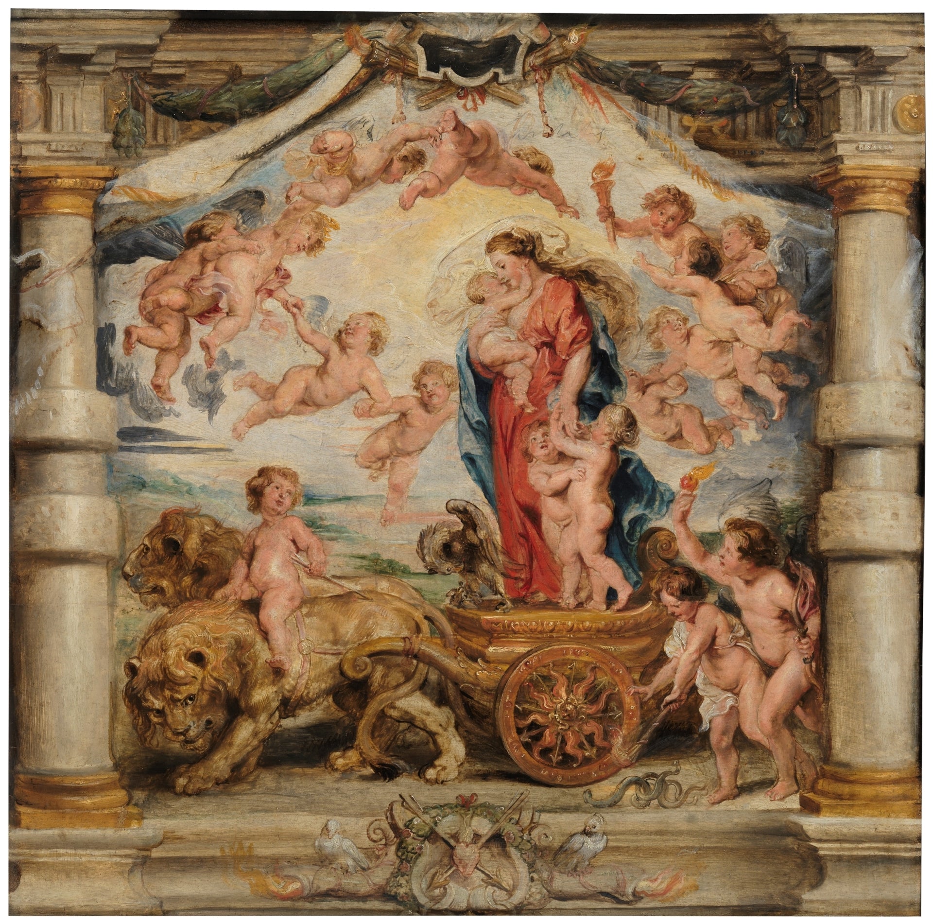 Le triomphe de l'amour divin - Peter Paul Rubens