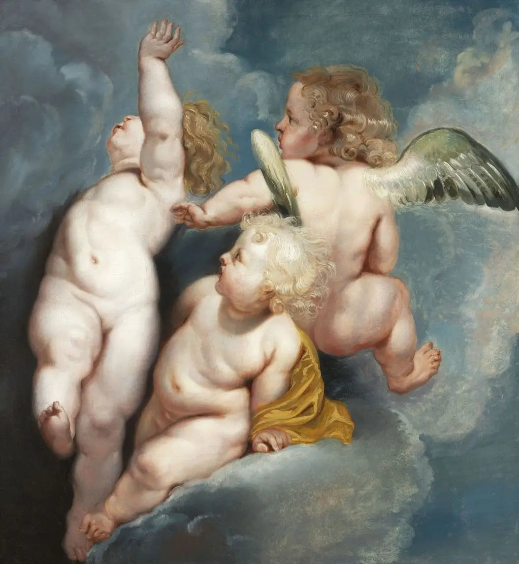 Trois anges planant - Peter Paul Rubens - Alpha Reproduction