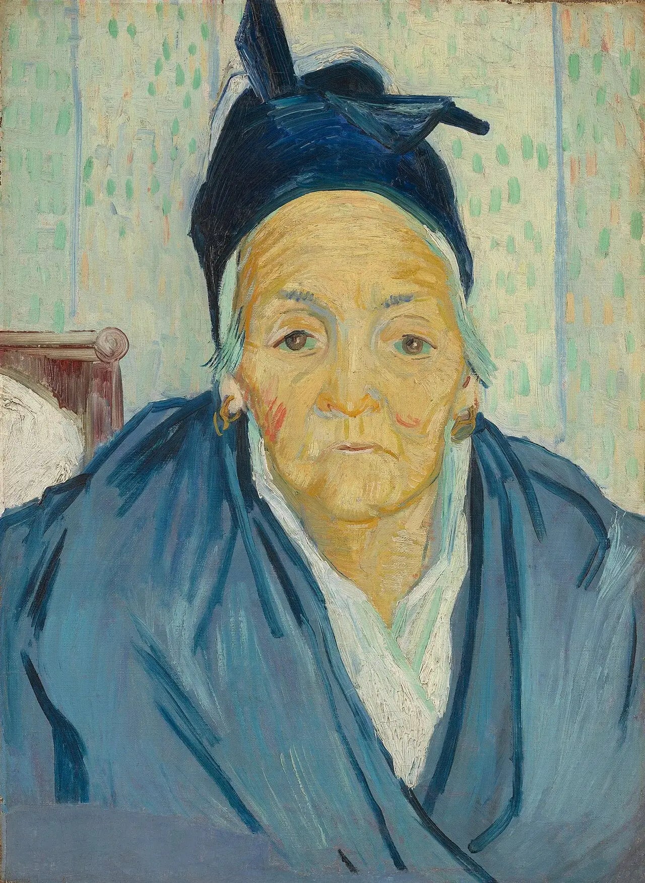 Reproduction du tableau « Une vieille femme d'Arles - Vincent van Gogh » par Alpha Reproduction en peinture à l’huile