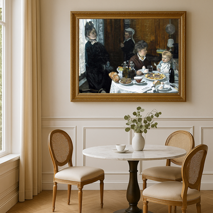 🍽️ ארוחת הצהריים – קלוד מונה (1868–1869)