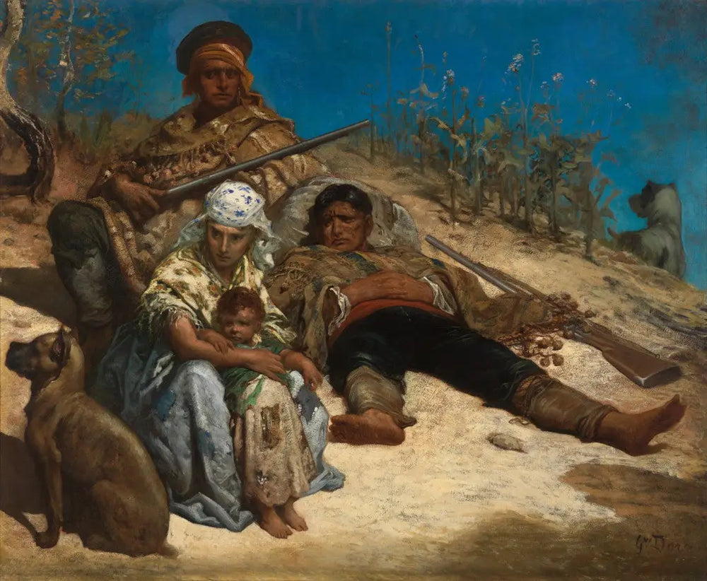 Les contrebandiers espagnols - Gustave Doré - Alpha Reproduction