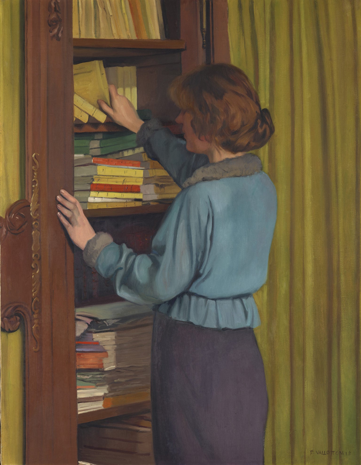 La bibliothèque - Félix Vallotton