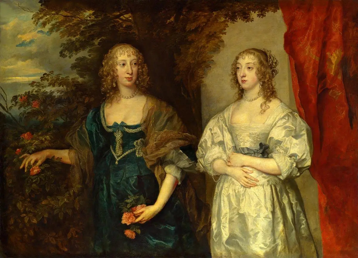 Portrait de Lady d’Aubigny et de la comtesse Portland - Antoine van Dyck - Alpha Reproduction