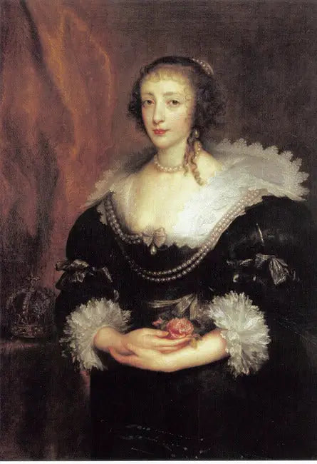 Portrait de la reine Henriette Marie - Antoine van Dyck - Alpha Reproduction