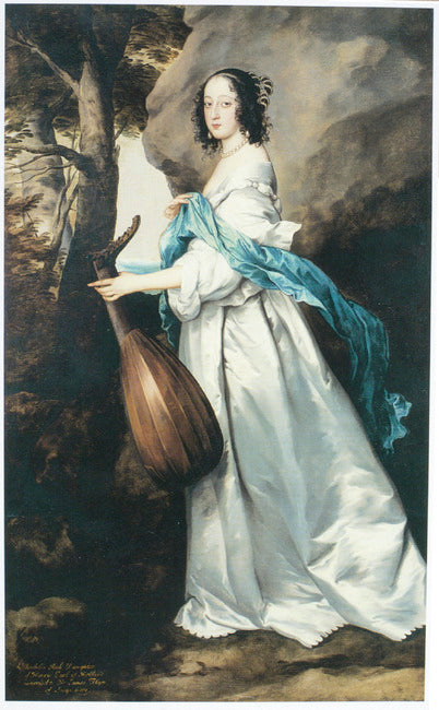 Portrait d'Isabella Rich (1623-), épouse de Sir James Thynne - Antoine van Dyck